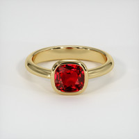 1.53 Ct. Ruby Ring, 10K Yellow Gold 1