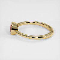 1.01 Ct. Pinkish Red Ruby Ring, 10K Yellow Gold 4