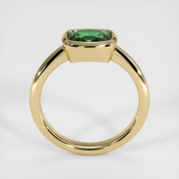 0.88 Ct. Green Sapphire Ring, 10K Yellow Gold 3