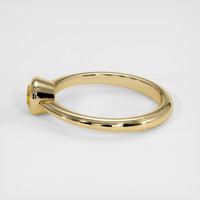 0.57 Ct. Orangish Yellow Sapphire Ring, 10K Yellow Gold 4