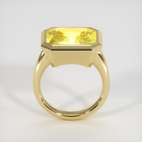 10.07 Ct. Yellow Sapphire Ring, 10K Yellow Gold 3