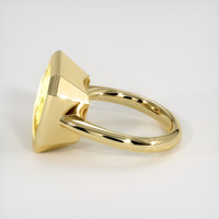 10.07 Ct. Yellow Sapphire Ring, 10K Yellow Gold 4