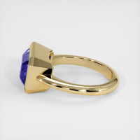 5.23 Ct. Blue Sapphire Ring, 14K Yellow Gold 4