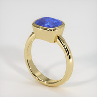 4.29 Ct. Sapphire Ring, 14K Yellow Gold 2