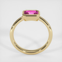 1.32 Ct. Pink Sapphire Ring, 14K Yellow Gold 3