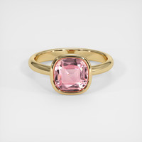 2.07 Ct. Padparadscha Sapphire Ring, 14K Yellow Gold 1