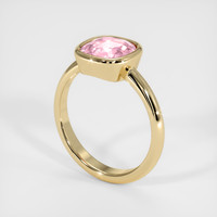 2.07 Ct. Padparadscha Sapphire Ring, 14K Yellow Gold 2