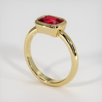 2.03 Ct. Ruby Ring, 14K Yellow Gold 2