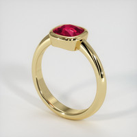 2.16 Ct. Ruby Ring, 14K Yellow Gold 2