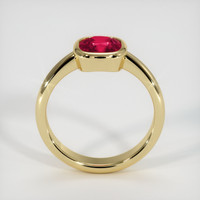 2.16 Ct. Ruby Ring, 14K Yellow Gold 3