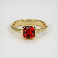 1.19 Ct. Ruby Ring, 14K Yellow Gold 1