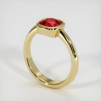 1.33 Ct. Ruby Ring, 14K Yellow Gold 2