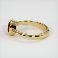 1.55 Ct. Ruby Ring, 14K Yellow Gold 4