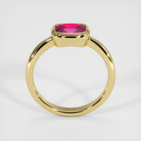 1.23 Ct. Ruby Ring, 14K Yellow Gold 3