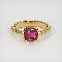 1.41 Ct. Ruby Ring, 14K Yellow Gold 1
