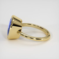 6.09 Ct. Violet Sapphire Ring, 14K Yellow Gold 4