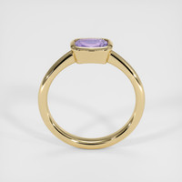 0.72 Ct. Purple Sapphire Ring, 14K Yellow Gold 3