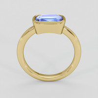 2.50 Ct. Blue Sapphire Ring, 14K Yellow Gold 3