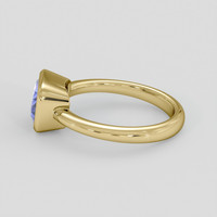 2.50 Ct. Blue Sapphire Ring, 14K Yellow Gold 4