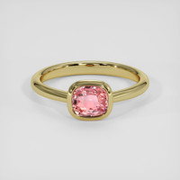 2.02 Ct. Padparadscha Sapphire Ring, 14K Yellow Gold 1