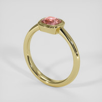 2.02 Ct. Padparadscha Sapphire Ring, 14K Yellow Gold 2