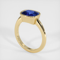 3.24 Ct. Sapphire Ring, 14K Yellow Gold 2