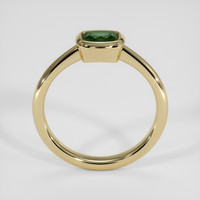 0.67 Ct. Green Sapphire Ring, 14K Yellow Gold 3