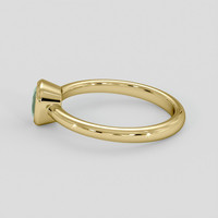0.75 Ct. Bluish Green Sapphire Ring, 14K Yellow Gold 4