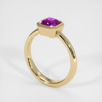 1.57 Ct. Pinkish Purple Sapphire Ring, 14K Yellow Gold 2