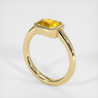 1.53 Ct. Yellow Sapphire Ring, 14K Yellow Gold 2