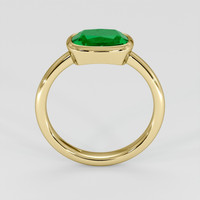 1.84 Ct. Emerald Ring, 18K Yellow Gold 3