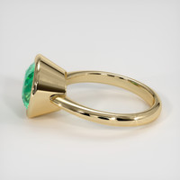 3.87 Ct. Emerald Ring, 18K Yellow Gold 4