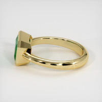 1.53 Ct. Emerald  Ring - 18K Yellow Gold