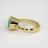 4.09 Ct. Emerald Ring, 18K Yellow Gold 4