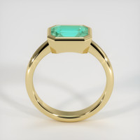 1.63 Ct. Emerald Ring, 18K Yellow Gold 3