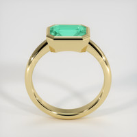 2.07 Ct. Emerald Ring, 18K Yellow Gold 3