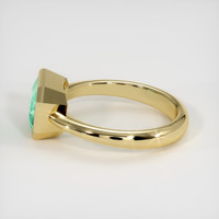 2.07 Ct. Emerald Ring, 18K Yellow Gold 4