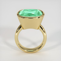 12.93 Ct. Emerald Ring, 18K Yellow Gold 3