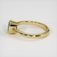 0.97 Ct. Emerald Ring, 18K Yellow Gold 4