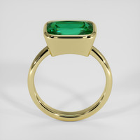 3.29 Ct. Emerald Ring, 18K Yellow Gold 3