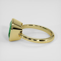 3.29 Ct. Emerald Ring, 18K Yellow Gold 4