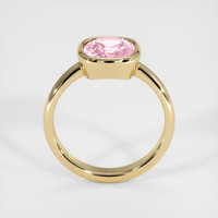 2.07 Ct. Padparadscha Sapphire Ring, 18K Yellow Gold 3