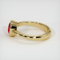 1.54 Ct. Ruby Ring, 18K Yellow Gold 4