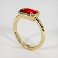 2.01 Ct. Ruby Ring, 18K Yellow Gold 2