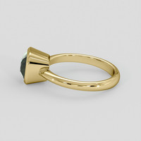 3.04 Ct. Green Sapphire Ring, 18K Yellow Gold 4