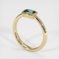 0.85 Ct. Sapphire Ring, 18K Yellow Gold 2