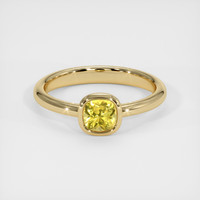 1.01 Ct. Yellow Sapphire Ring, 18K Yellow Gold 1
