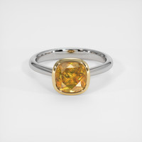 2.13 Ct. Gemstone Ring, 14K Yellow & White 1