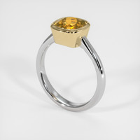 2.13 Ct. Gemstone Ring, 14K Yellow & White 2