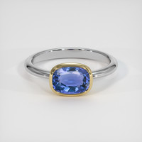 1.76 Ct. Gemstone Ring, 14K Yellow & White 1